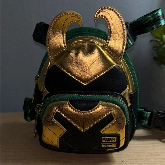 Marvel x Loungefly Loki Dog Harness Backpack – BRAND NEW 🆕 - Picture 6 of 10